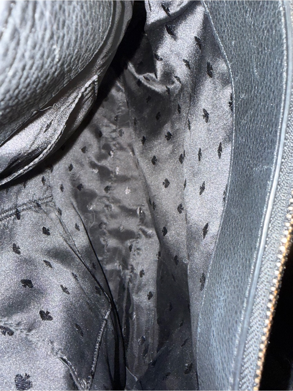 kate spade Black Pebbled Leather Tote - Picture 4 of 16